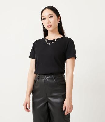 Camiseta Básica em Algodão Peruano com Manga Curta