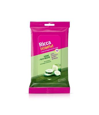 Limpeza Facial Lenço de Limpeza Facial Superfoods Ricca Pepino + Água Micelar
