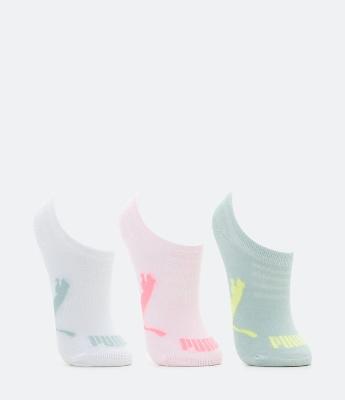 Kit 03 Pares de Meias Infantil Puma Cano Baixo - Tam 25 ao 34