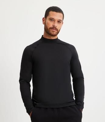 Camiseta Esportiva Térmica com Golinha Alta e Manga Longa