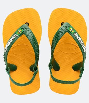 Chinelo Havaianas Infantil com Elástico no Calcanhar - Tam 17 ao 24