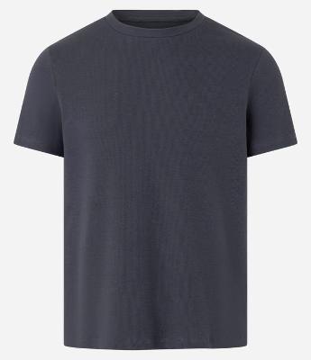 Camiseta Muscle em Ribana com Manga Curta