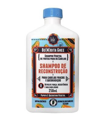 Shampoo Lola Cosmetics Ghee de Reconstrução Papaya e Queratina Vegetal