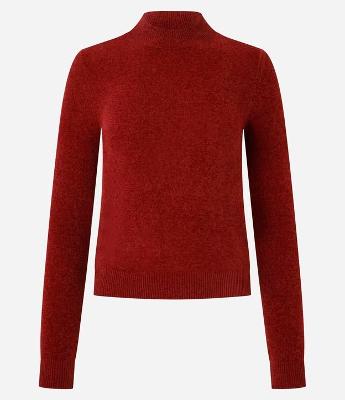 Blusa em Chenille com Gola Altinha