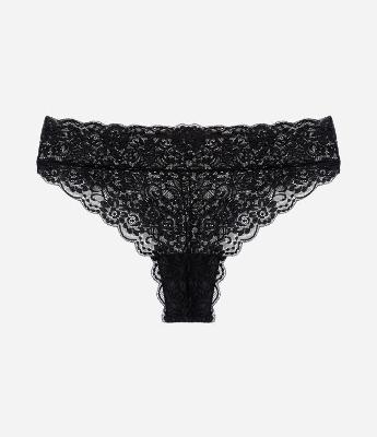 Calcinha Biquíni Fio Duplo em Renda Curve & Plus Size