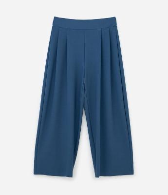 Calça Pantalona Crepe com Lastex nas Costas Curve & Plus Size