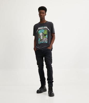 Calça Skinny Básica Jeans com Bolsos