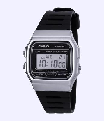 Relógio Casio Unissex Digital F-91WM-7ADF