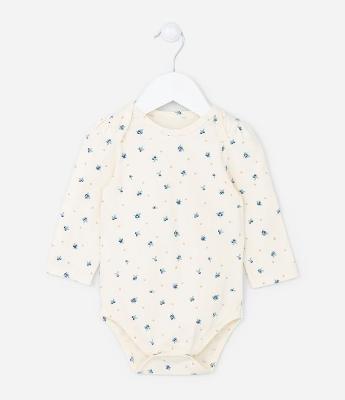 Body Infantil com Estampa Frutinhas - Tam RN a 18 meses