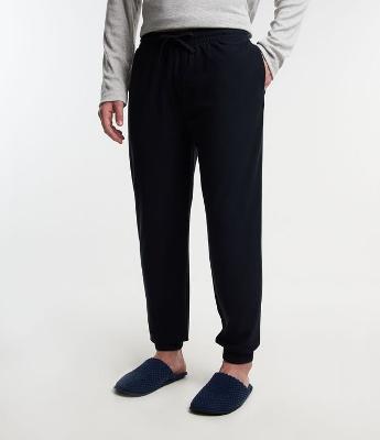 Calça Pijama com Cós e Barra com Ajuste