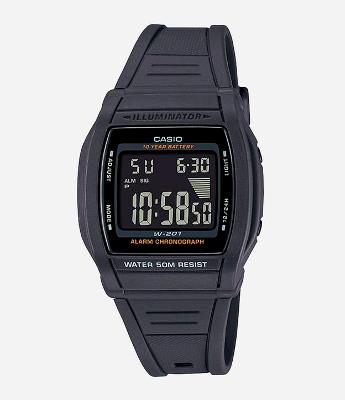 Relógio Casio Digital com Pulseira em Silicone e Caixa em Policarbonato