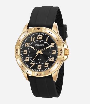 Relógio Mondaine Analógico com Pulseira em Silicone e Caixa em Metal 99431GPMVDI1