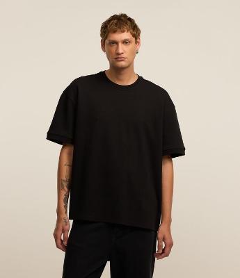 Camiseta Manga Curta em Moletinho