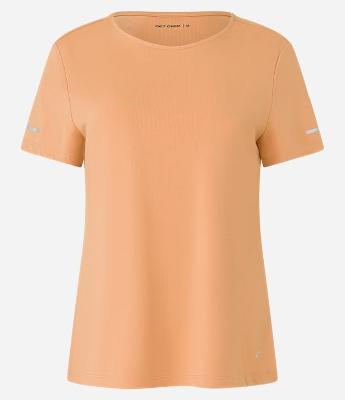 Camiseta Esportiva Regular Texturizada com Detalhe Refletivo