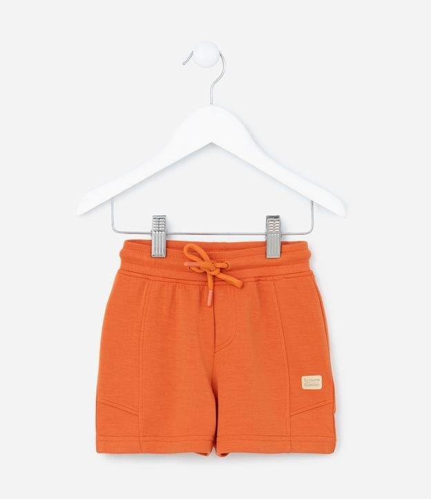 Bermuda Infantil em Modal com Recortes - Tam 1 a 5 anos - 1