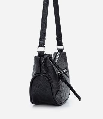 Bolsa Baguete Infantil em PU com Recortes e Bolsinho - Tam U