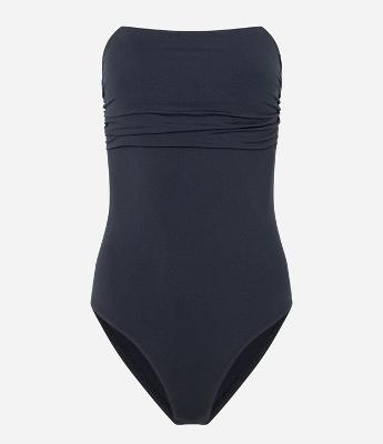 Body Tomara que Caia em Jersey com Busto Duplo Franzido