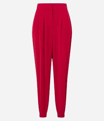 Calça Jogger em Crepe com Pregas