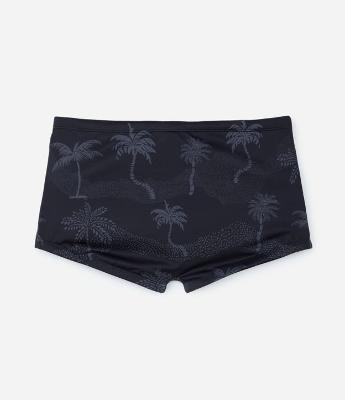 Sunga Boxer em Microfibra com Estampa de Coqueiro