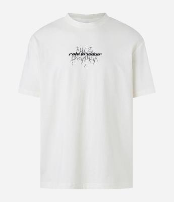 Camiseta Relaxed com Manga Curta e Estampa Angel Rule Breaker