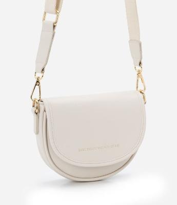 Bolsa Transversal Infantil em PU com Lettering Metalizado - Tam U