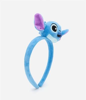 Tiara Infantil de Stitch em Pelúcia