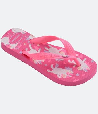 Chinelo Infantil Havaianas com Estampa Bichinhos - Tam 23/24 ao 35/36