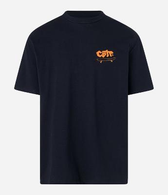 Camiseta Relaxed em Algodão com Estampa Charlie Brown Jr