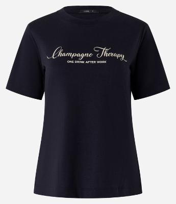 Blusa em Algodão com Estampa Champagne Therapry