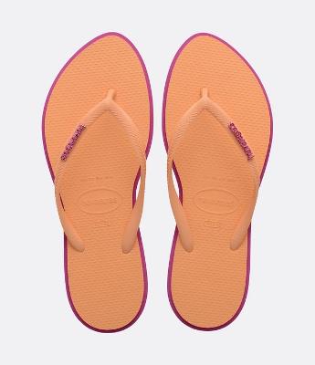 Chinelo Point Havaianas com Sola Bicolor