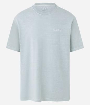 Camiseta Relaxed em Algodão com Estampa de Cogumelos