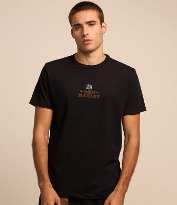Camiseta Comfort em Algodão com Estampa do Bob Marley