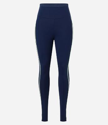 Calça Legging Esportiva Textura Canelada e com Friso nas Laterais