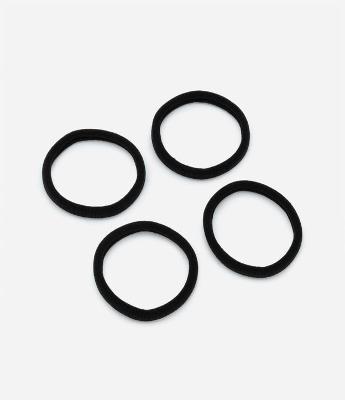 Kit 04 Elásticos de Cabelo Seamless Para Cabelos Volumosos