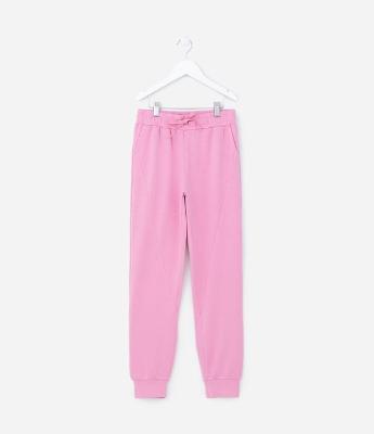 Calça Infantil em Modal com Bolsos - Tam 5 a 14 Anos