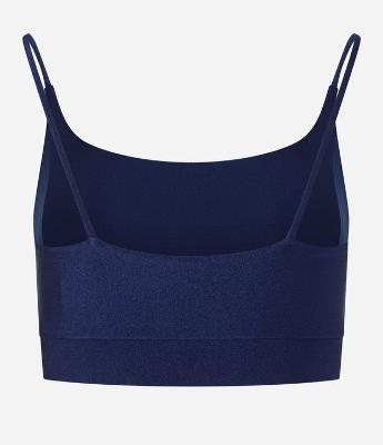 Top Esportivo em Poliamida com e Detalhe Friso Contrastante