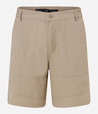 Bermuda Ripstop Loose com Cós Fixo e Recortes