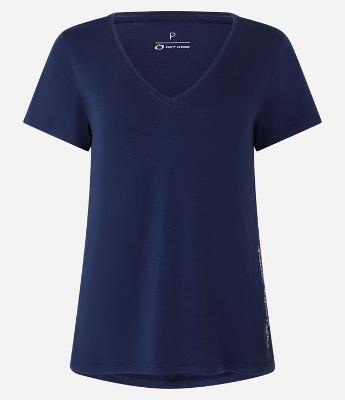 Camiseta em Meia Malha Estampa Lettering