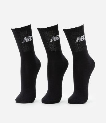 Kit 03 Pares de Meias com Cano Longo Estampa New Balance