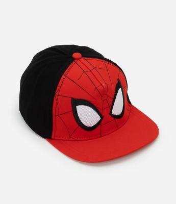 Boné Infantil em Sarja com Estampa Homem Aranha