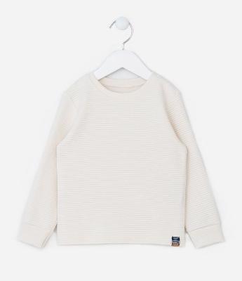 Camiseta Infantil Texturizada - Tam 1 a 5 Anos