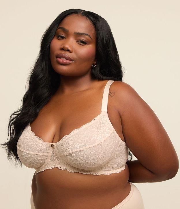 Sutiã Meia Taça Com Aro Sem Bojo Renda Curve & Plus Size - 1