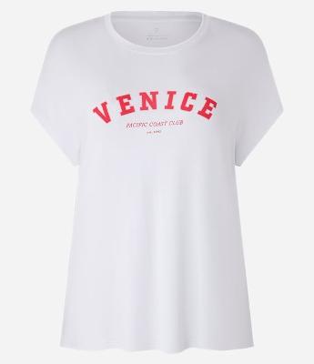 Camiseta Esportiva em Microfibra sem Cava com Estampa Lettering