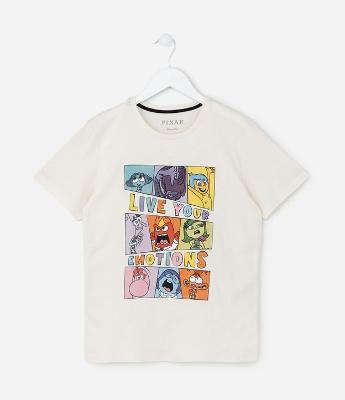 Pijama Curto Infantil Estampa Divertidamente - Tam 6 a 14 anos