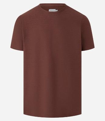 Camiseta Regular em Algodão com Textura