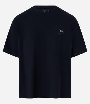 Camiseta Boxy em Algodão com Estampa Surrealismo