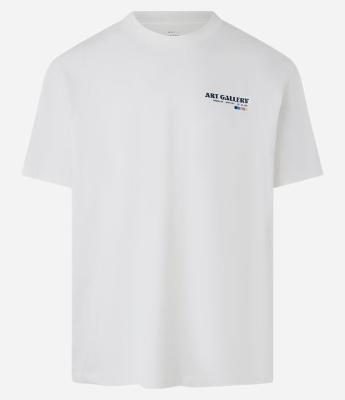 Camiseta Relaxed em Algodão com estampa de Art Gallery