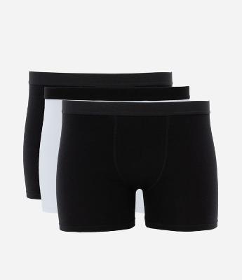 Kit 03 Cuecas Boxer em Algodão