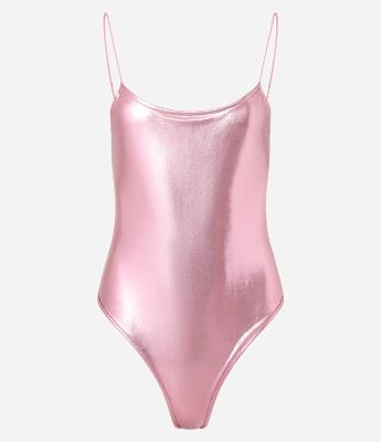 Body Metalizado com Decote nas Costas