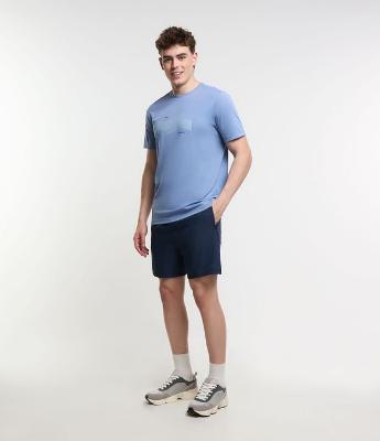 Bermuda Esportiva com Cós Elástico e Detalhe